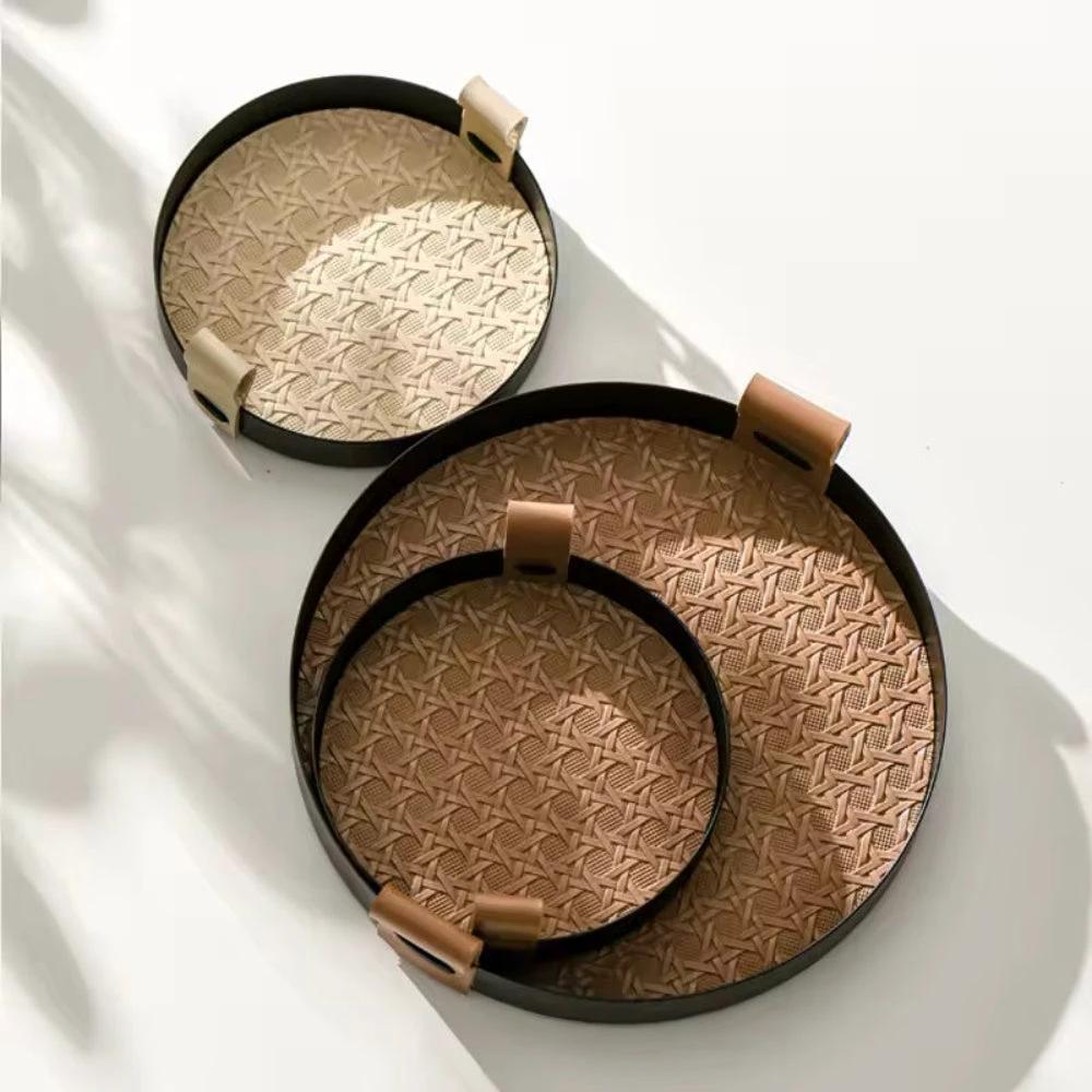 Nordic-Inspired Rattan Weave Tray by Casa & Beyond
