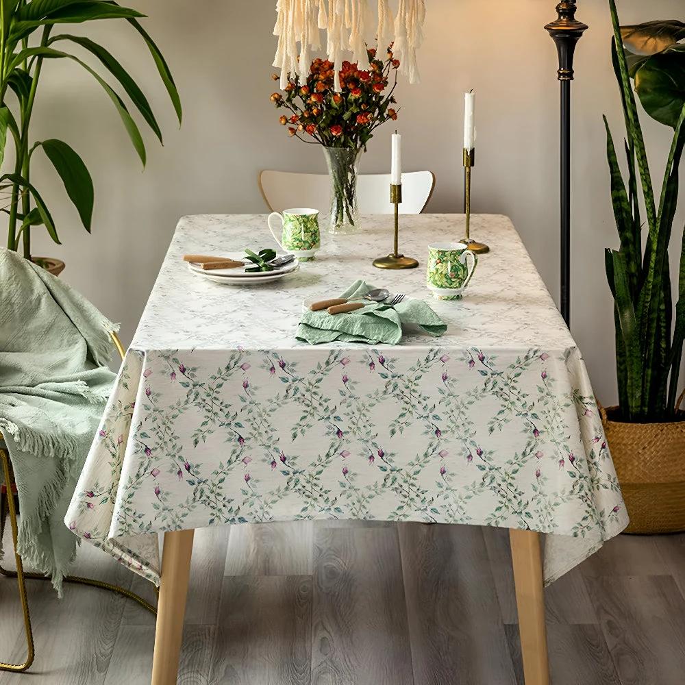 Floral Whisper Table Cloth by Casa & Beyond