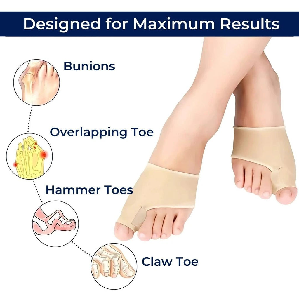 AlignWell Bunion Corrector Toe Separator | for Big Toe Realignment and Pain Relief – Non-Invasive Solution for Bunions Bowlift by Bowlift