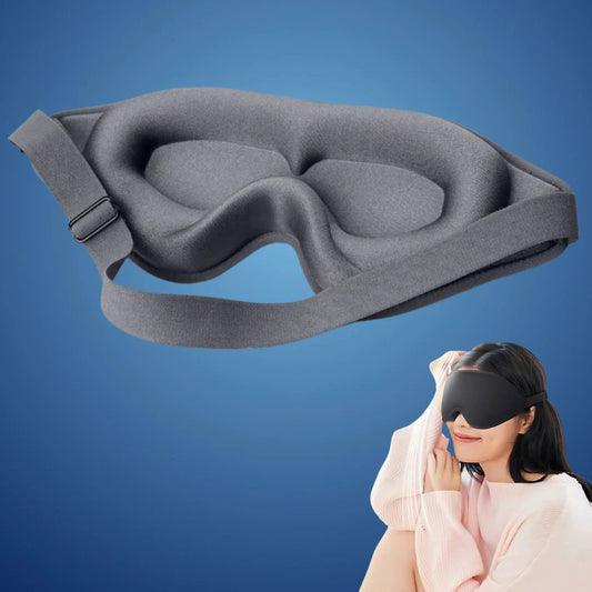 DreamSeal 3D Sleep Eye Mask | Light Blocking Mask - Sleep Blindfold - for Travel - Meditation - Insomnia - Deep Sleep - Adjustable Strap Bowlift by Bowlift