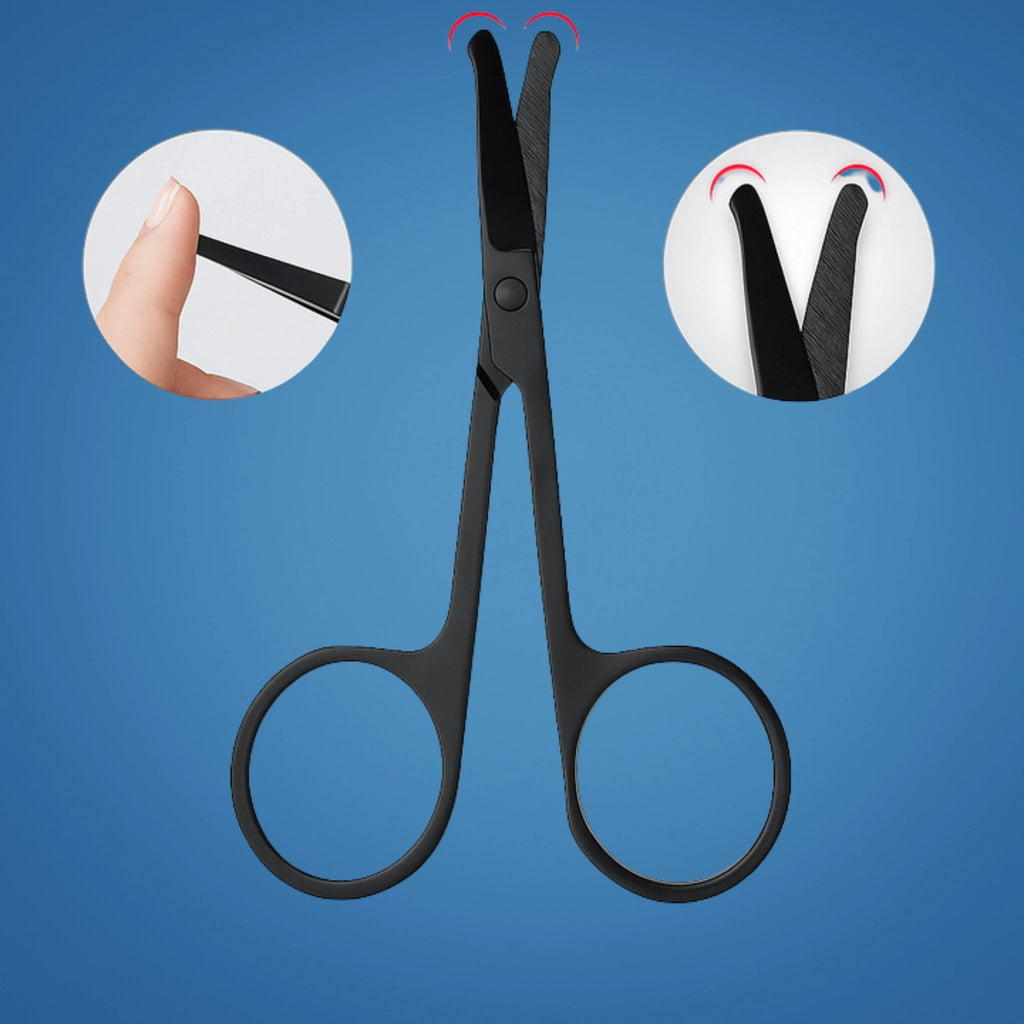 Rounded Tip Safety – Rust-Resistant Stainless Steel – Painless Grooming for Men & Women Bowlift by Bowlift