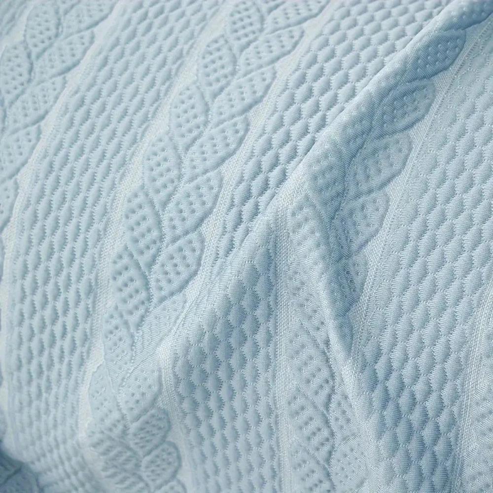 Tranquil Plush Leaf Sofa Cover by Casa & Beyond