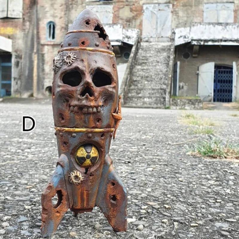 Ornament made of resin skull bomb by Bowlift