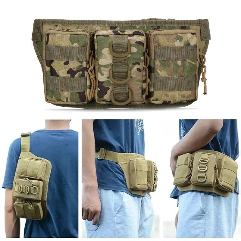 Sports bag for mountaineering cycling camouflage pattern by Bowlift