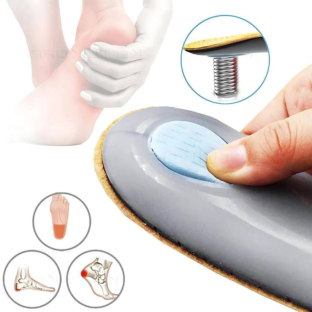 LeatherGuard Orthopedic Leather Shoe Insole | Shock Absorption - Arch Support - Comfortable Insole - Foot Pain Relief - Moisture Wicking Bowlift by Bowlift