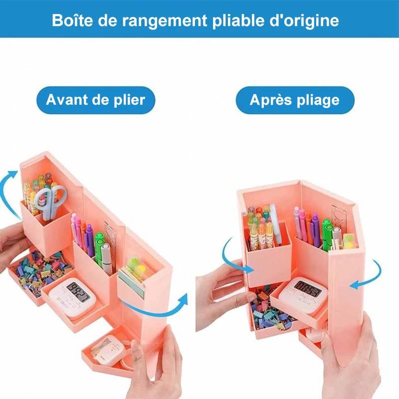 Foldable Magnetic Stationery Box by Bowlift