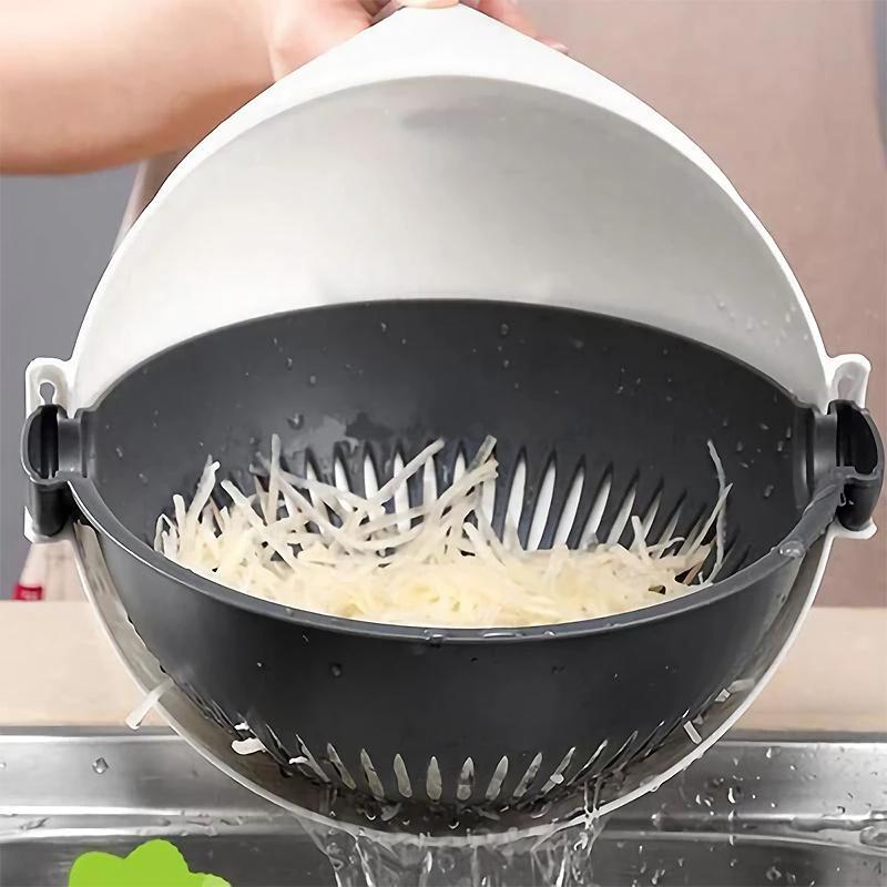 Practical Rotating Vegetable Cutter by Bowlift