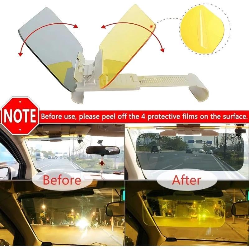 Anti-glare Driving Visor Extension Day and Night by BowLift