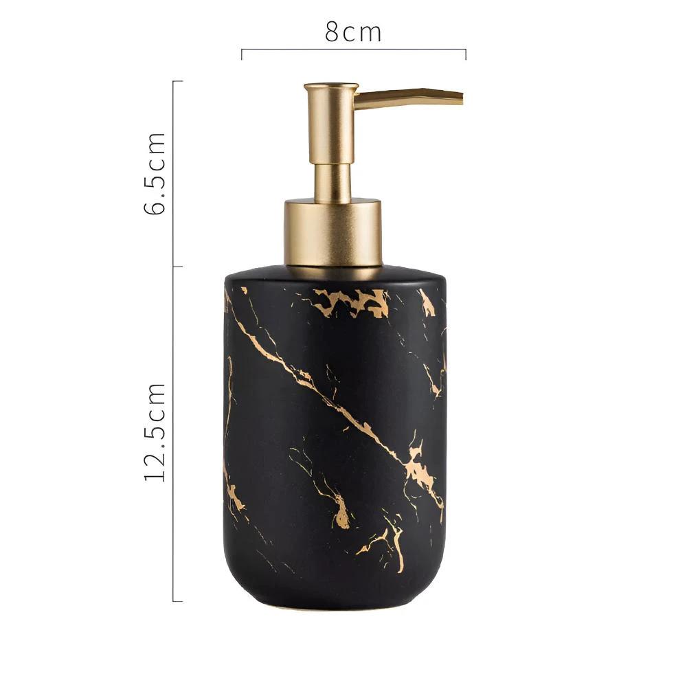 Golden Marble Luxe Dispenser by Casa & Beyond