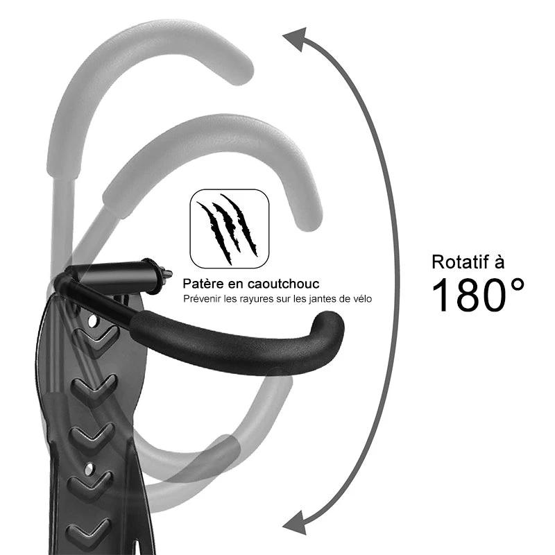 Support for bike carrier adjustable wall mounting by Bowlift