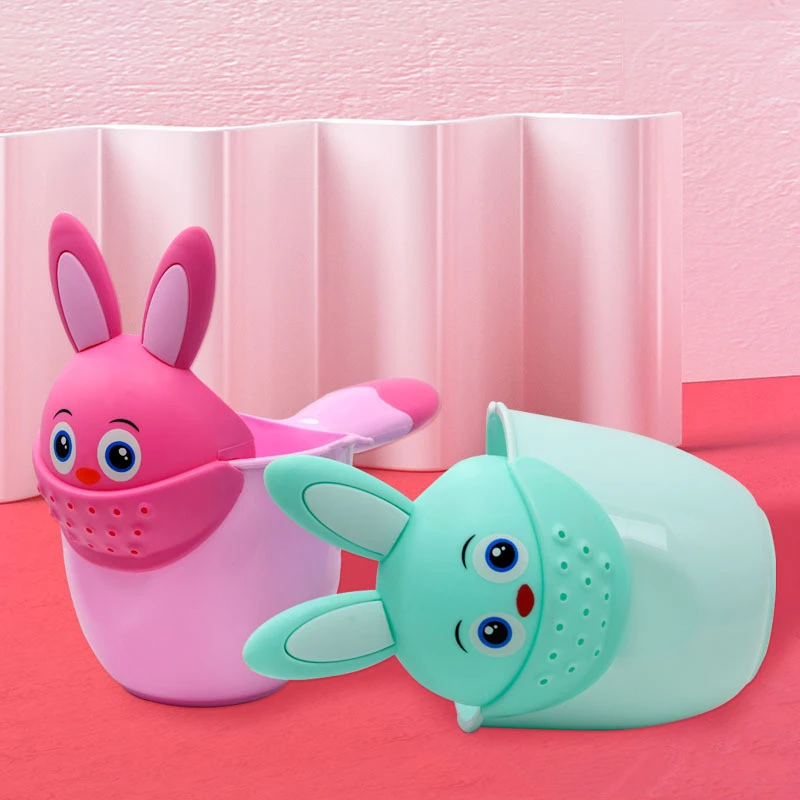 Kids Shampoo Rinse Cup – Bunny Shampoo Head Washer for Kids by BowLift