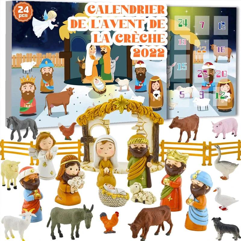 Christmas nativity scene 24 days by Bowlift