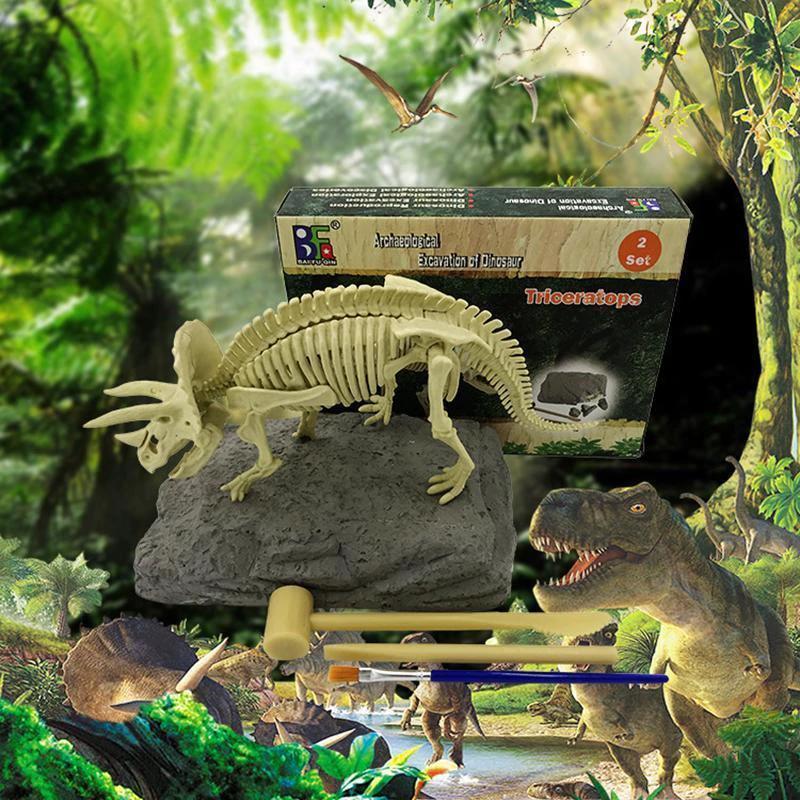 archaeological dinosaur toy by Bowlift