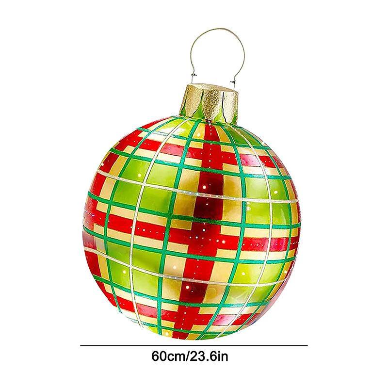 Inflatable Christmas decoration ball for outdoor use by Bowlift