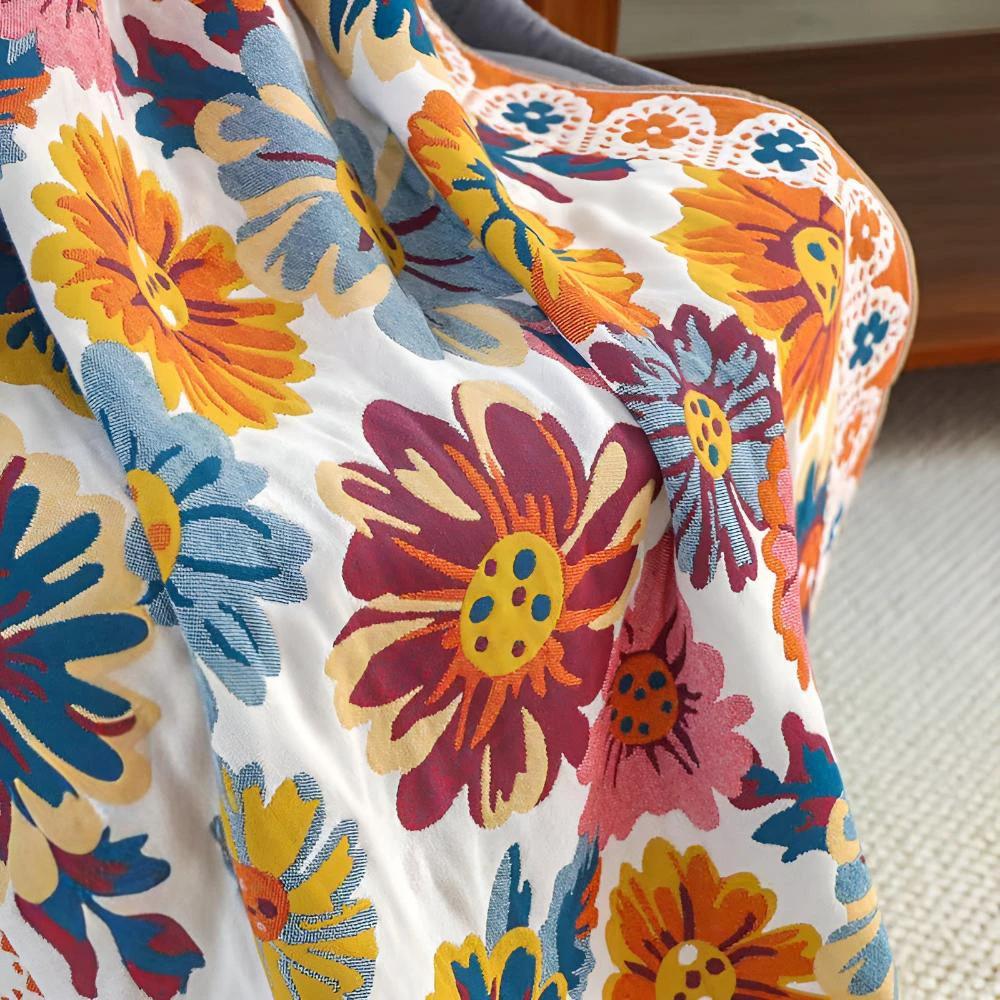 Floral Fiesta Bath Towel by Casa & Beyond