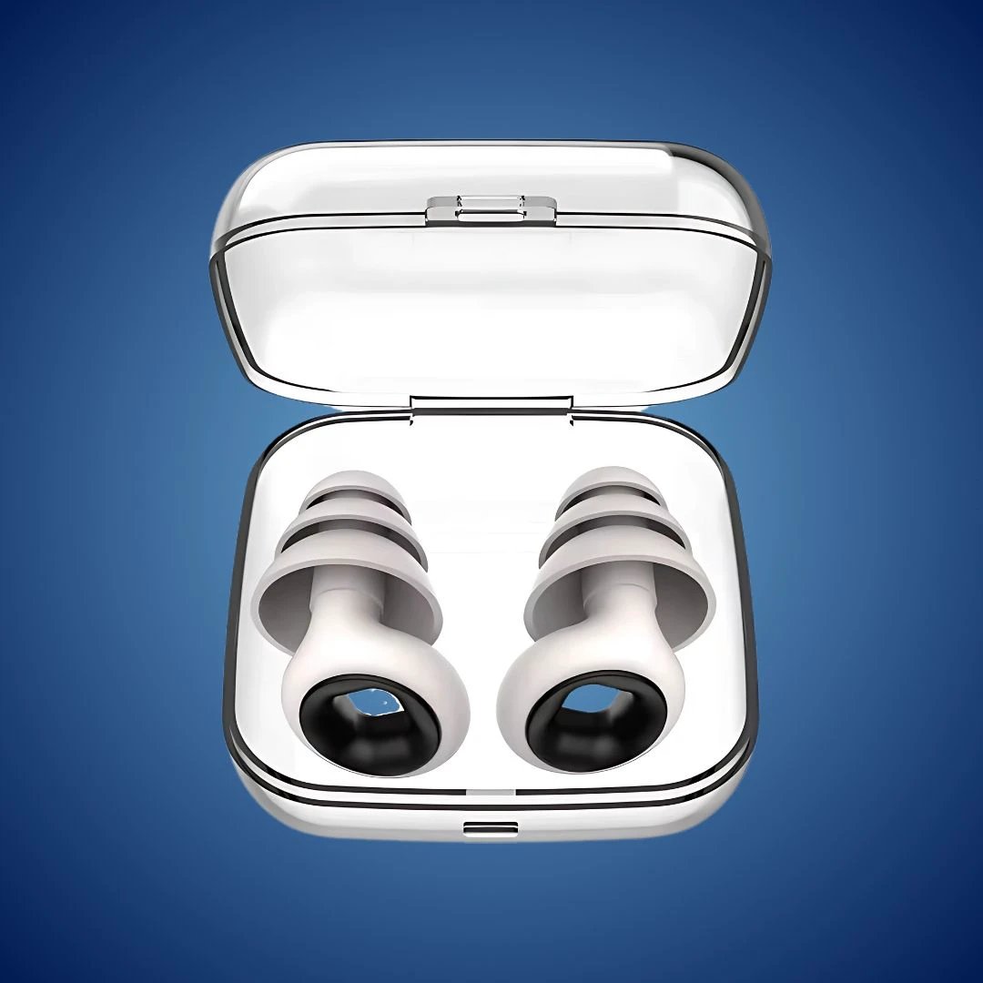 SilentGuard Sleeping Earplugs | Comfortable Noise-Reducing Earplugs - Quiet Restful Sleep Bowlift by Bowlift
