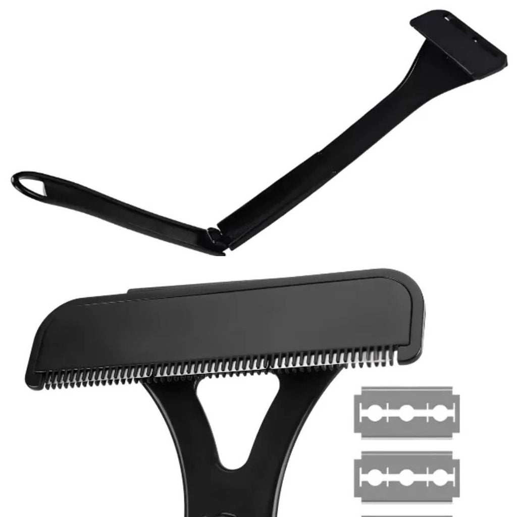 Extra-Long Handle Reach – Sharp Stainless Blades – Smooth Pain-Free Shave – Effortless DIY Grooming for Men Bowlift by Bowlift