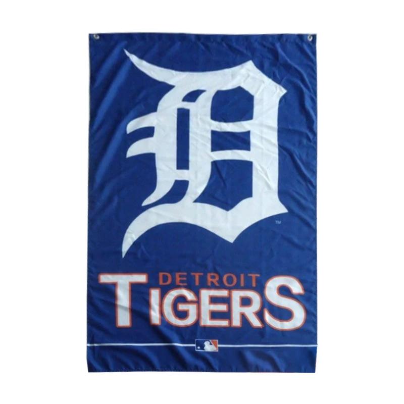 Detroit Tigers Flag-3x5FT Banner-100% polyester by flagsshop