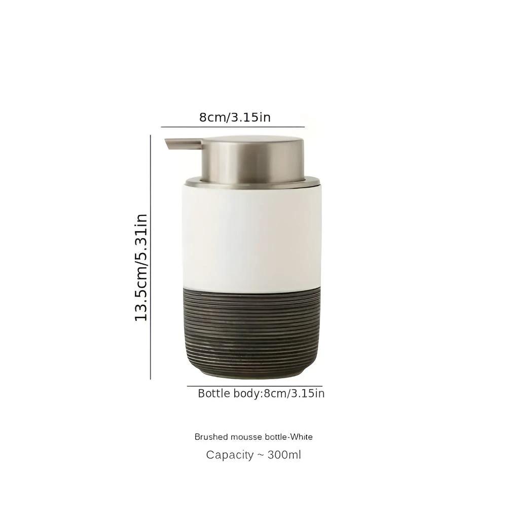 Minimalist Ceramic Soap Dispenser by Casa & Beyond
