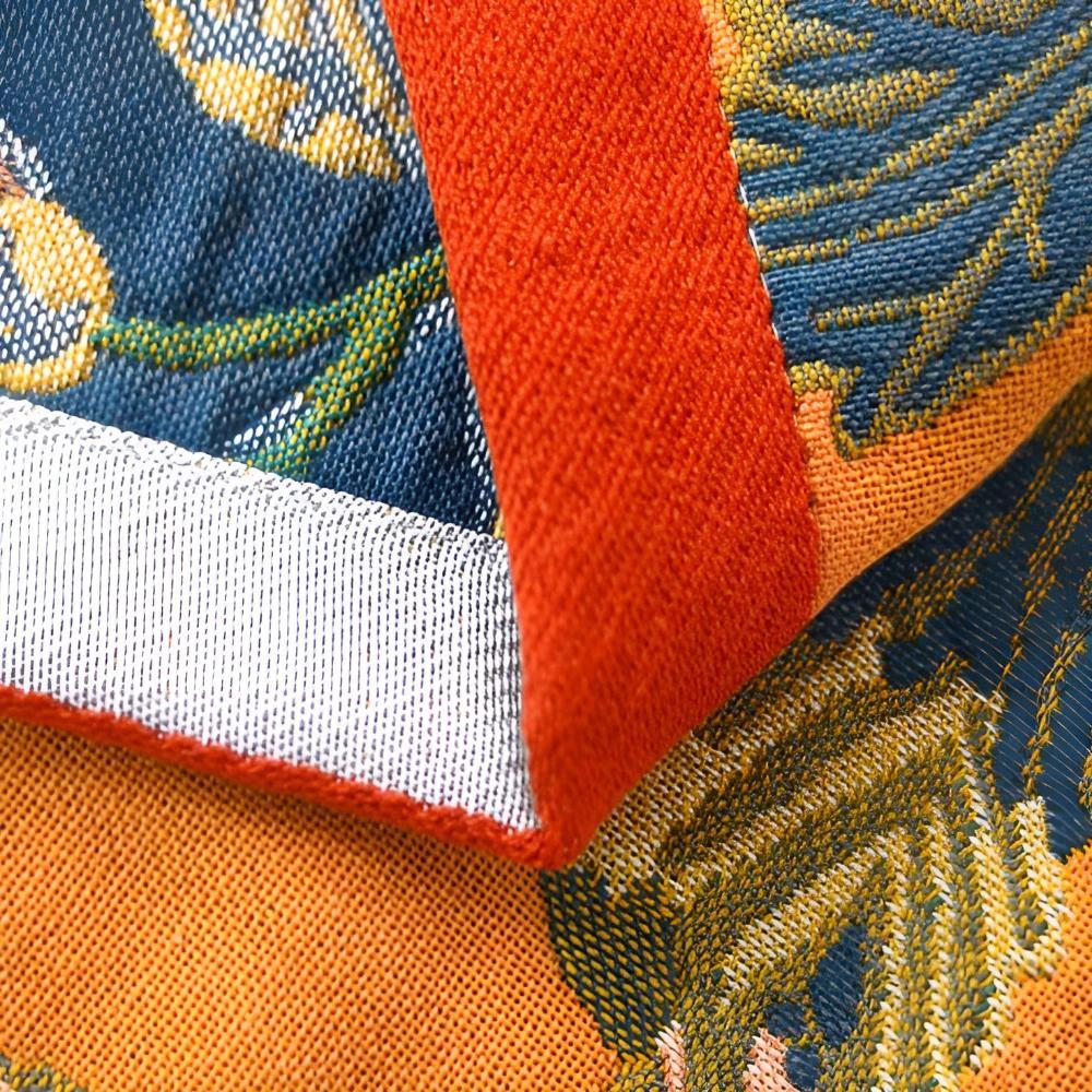 Hibiscus Reversible Bath Towel by Casa & Beyond