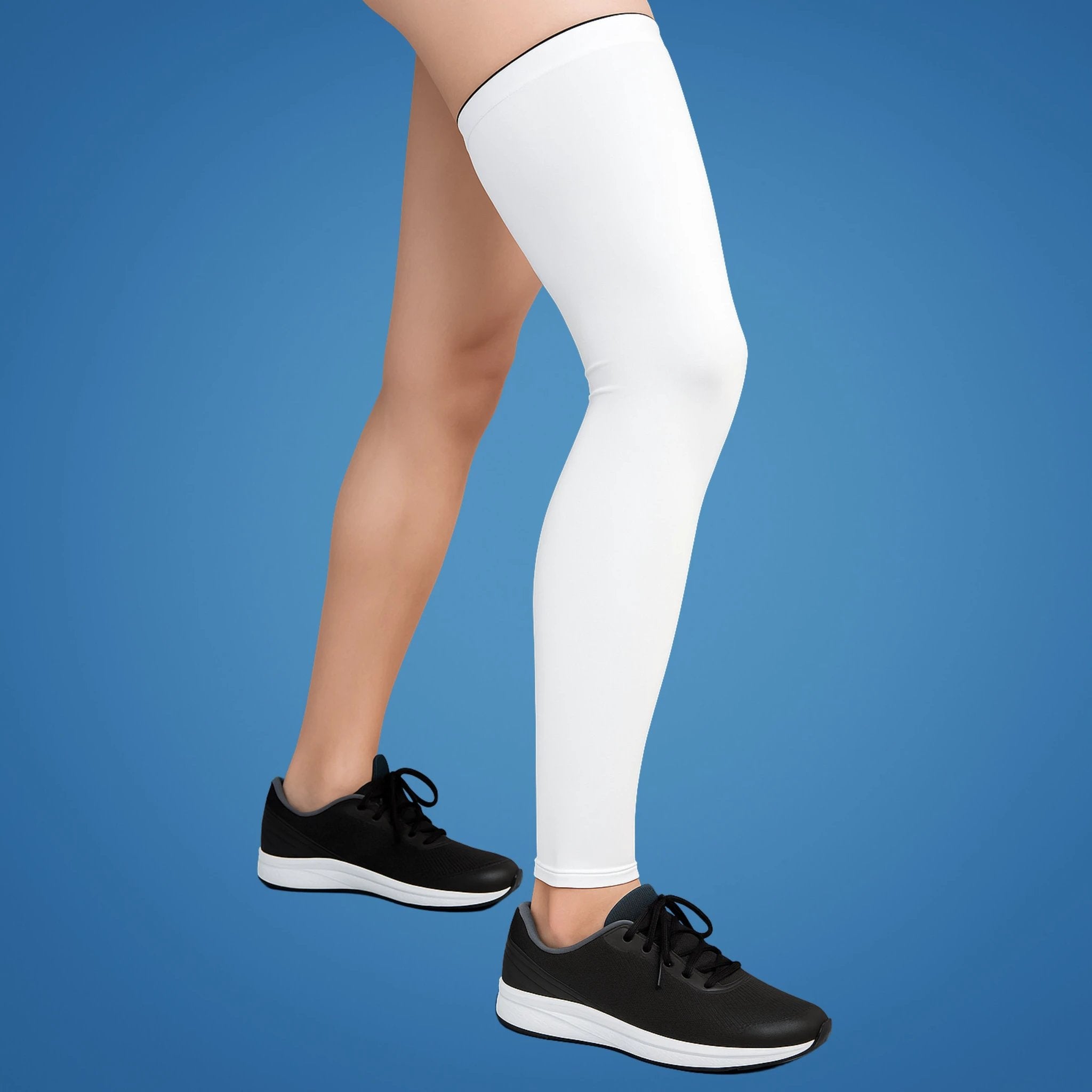 FlexiRelief | Full Leg Compression Sleeve – Knee Support – Graduated Pressure – Pain Relief – Recovery – Swelling Reduction Bowlift by Bowlift