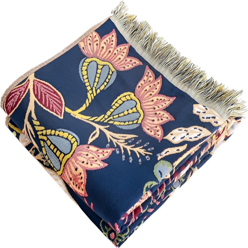 Reversible Garden Bloom Bath Towel by Casa & Beyond