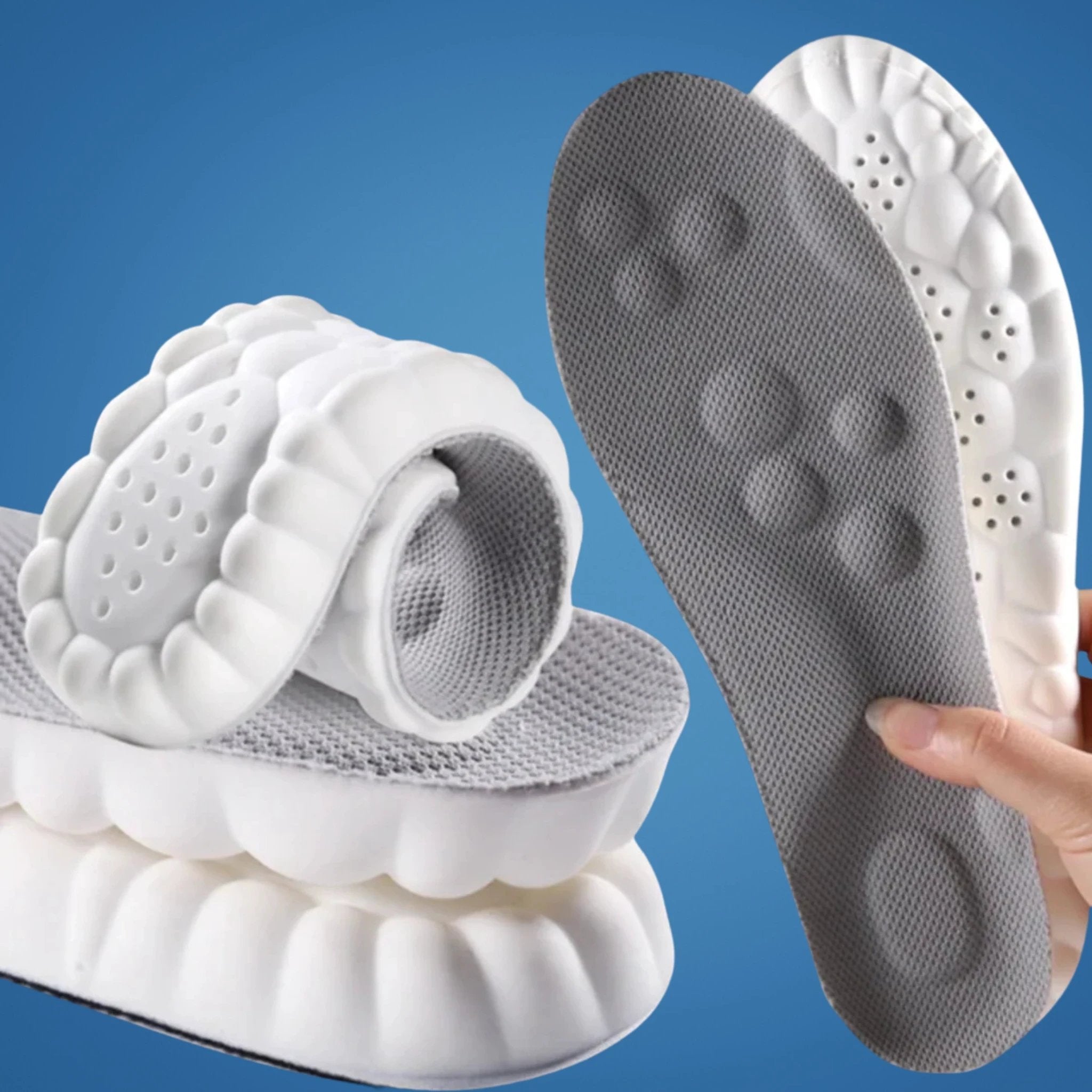 StepRelief | Running Insoles – Shock Absorbing – Breathable & Cushioned – For Foot Pain & Daily Comfort Bowlift by Bowlift