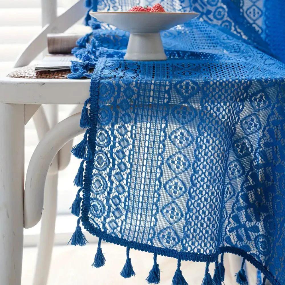 Lumine Crochet Tassel Curtain by Casa & Beyond