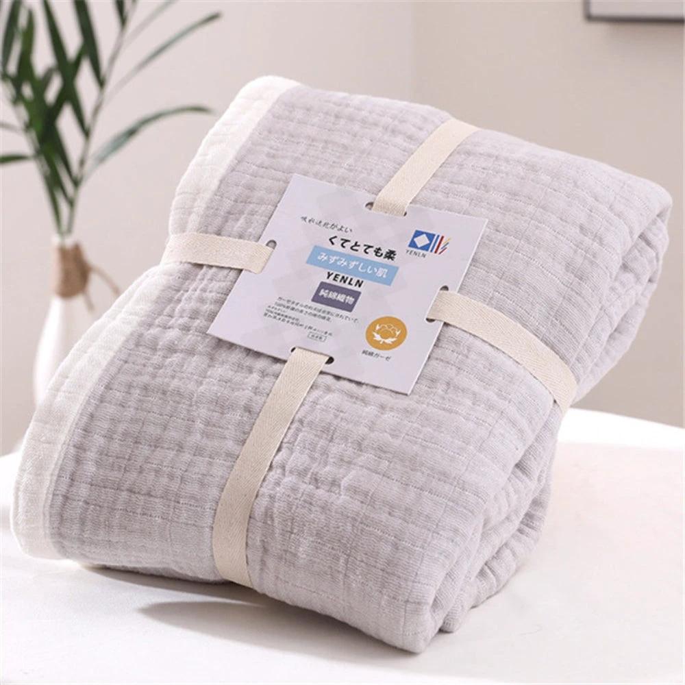 Deluxe Muslin Cotton Multi-Layer Blanket by Casa & Beyond