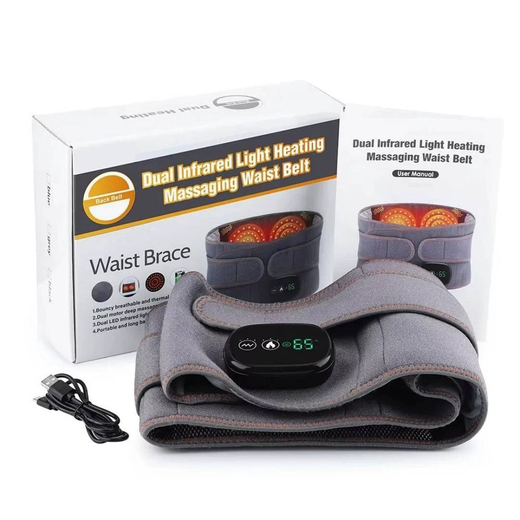 ThermaRelief Heated Belt for Back Pain | Red Light Therapy - Adjustable Belt - Relieves Back Pain - Relieves Muscle Tension - Improves Circulation Bowlift by Bowlift