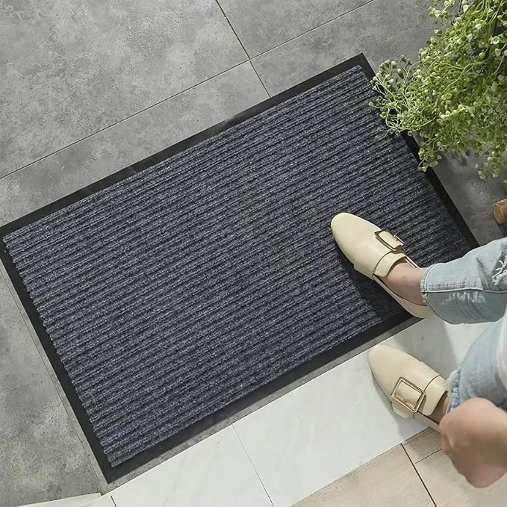 Durable Stripped Door Mat by Casa & Beyond