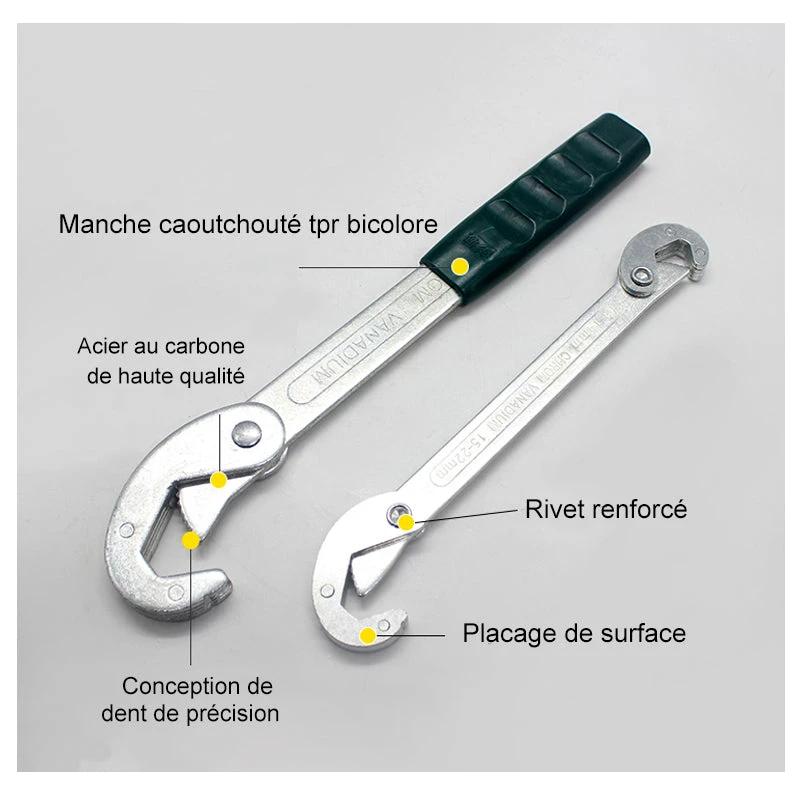 Universal wrench set (2 pieces) by Bowlift