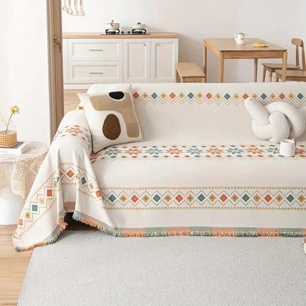 Stylish Boho Sofa Cover by Casa & Beyond