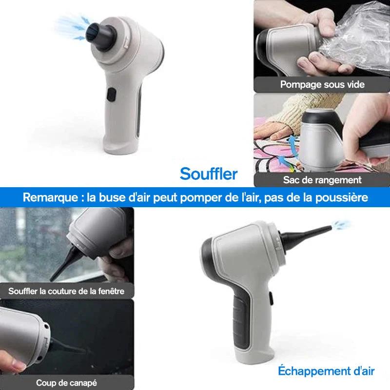 Mini cordless handheld vacuum cleaner by Bowlift