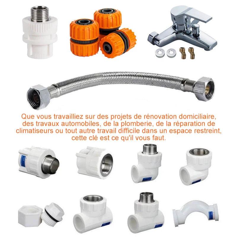 Multifunctional Plumber's Wrench Repair Tool by Bowlift