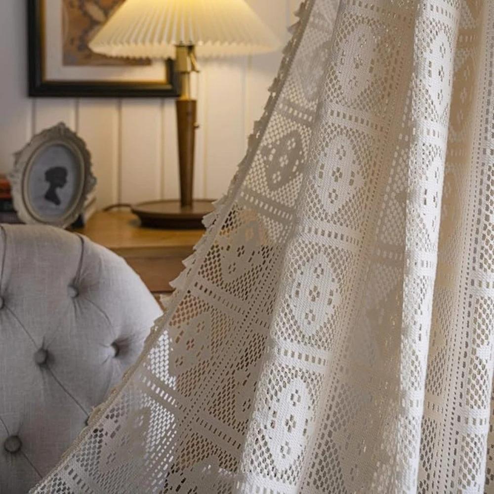 Rhombus Plaid Diamond Pattern Curtain by Casa & Beyond