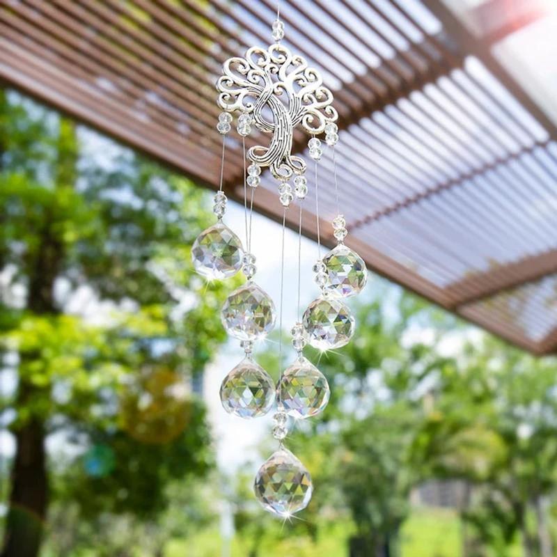 Sun Catcher Tree World Made of Crystal by Bowlift
