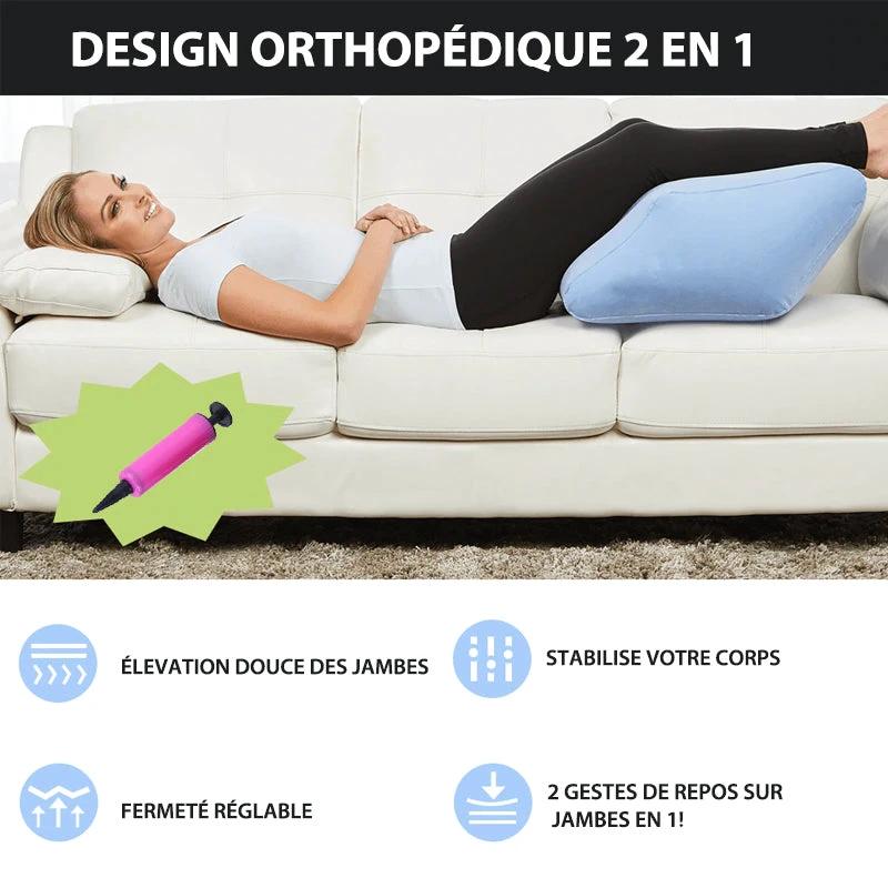 Portable inflatable leg cushion by Bowlift