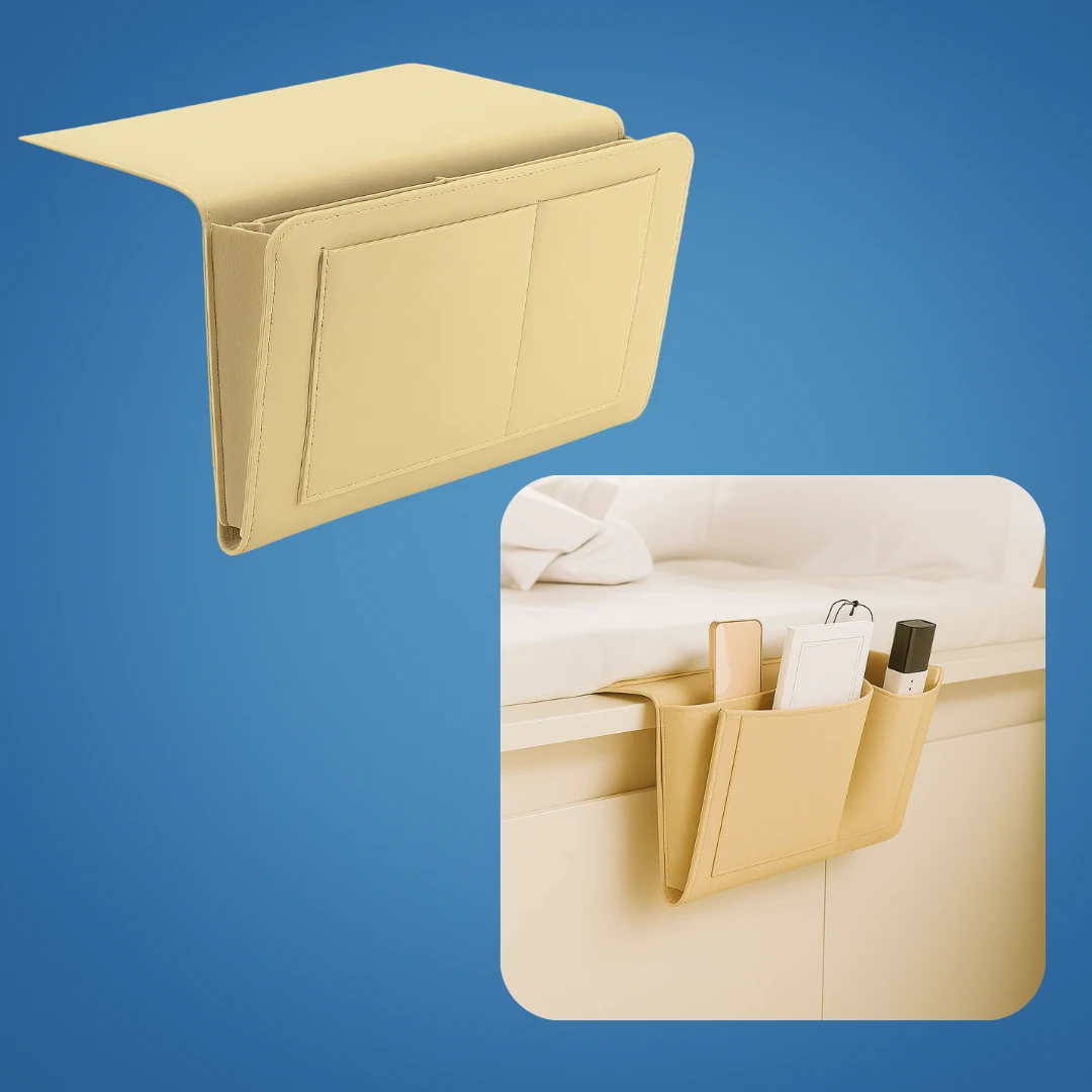 Essentials Within Reach – Thick Felt Durable Material – Save Space Stay Organised & Enjoy Nighttime Comfort Bowlift by Bowlift