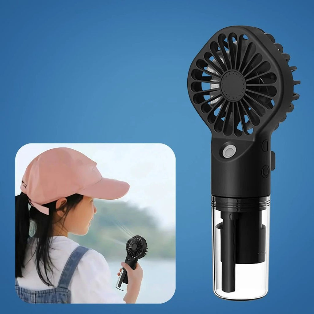 Portable Cooling Mist Spray – Transparent Tank – USB Rechargeable – Beat Heat & Stay Cool Outdoors Bowlift by Bowlift