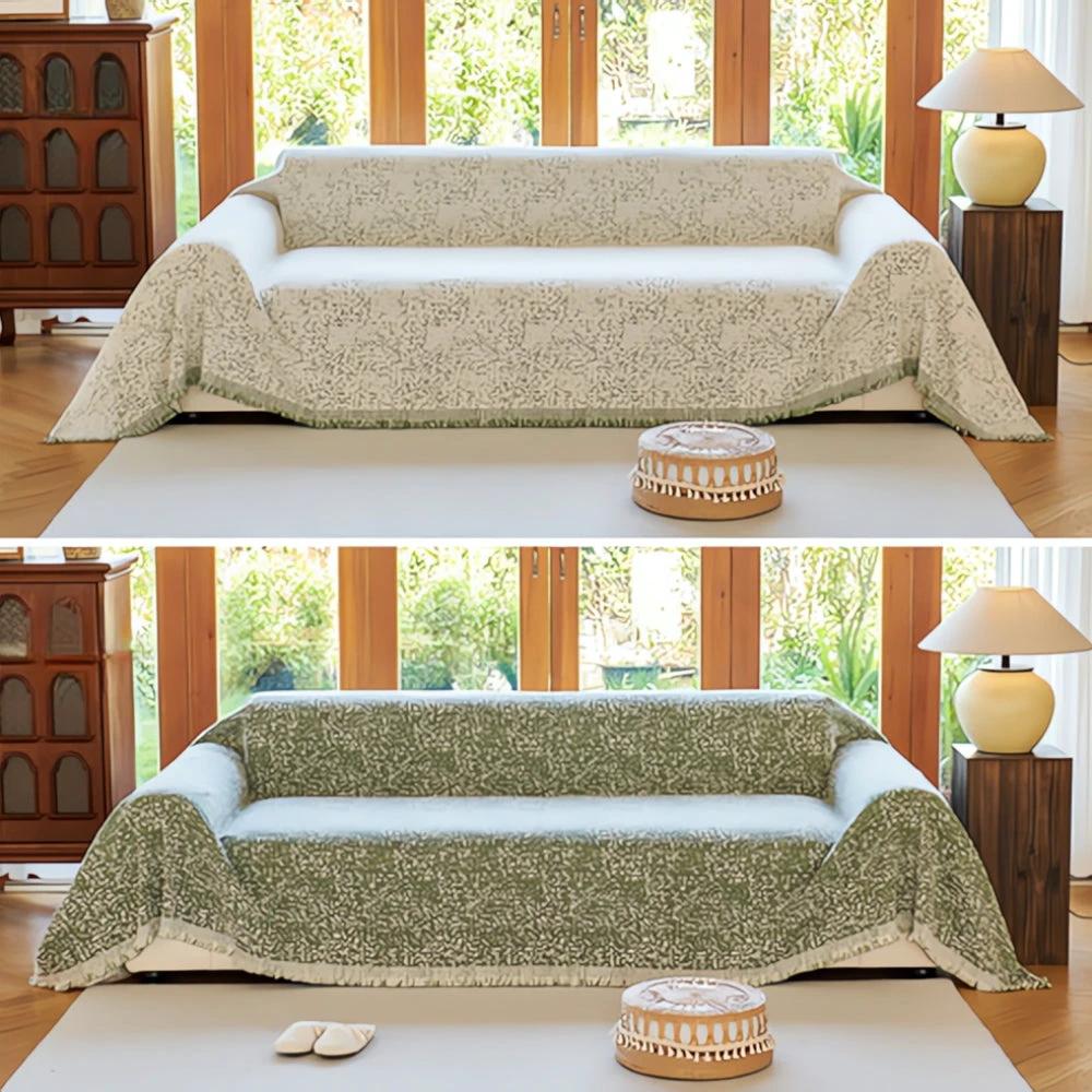 Nordic Speckle Reversible Sofa Cover by Casa & Beyond