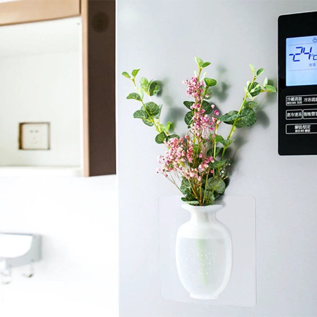 Silicone Sticky Wall Vase by Bowlift