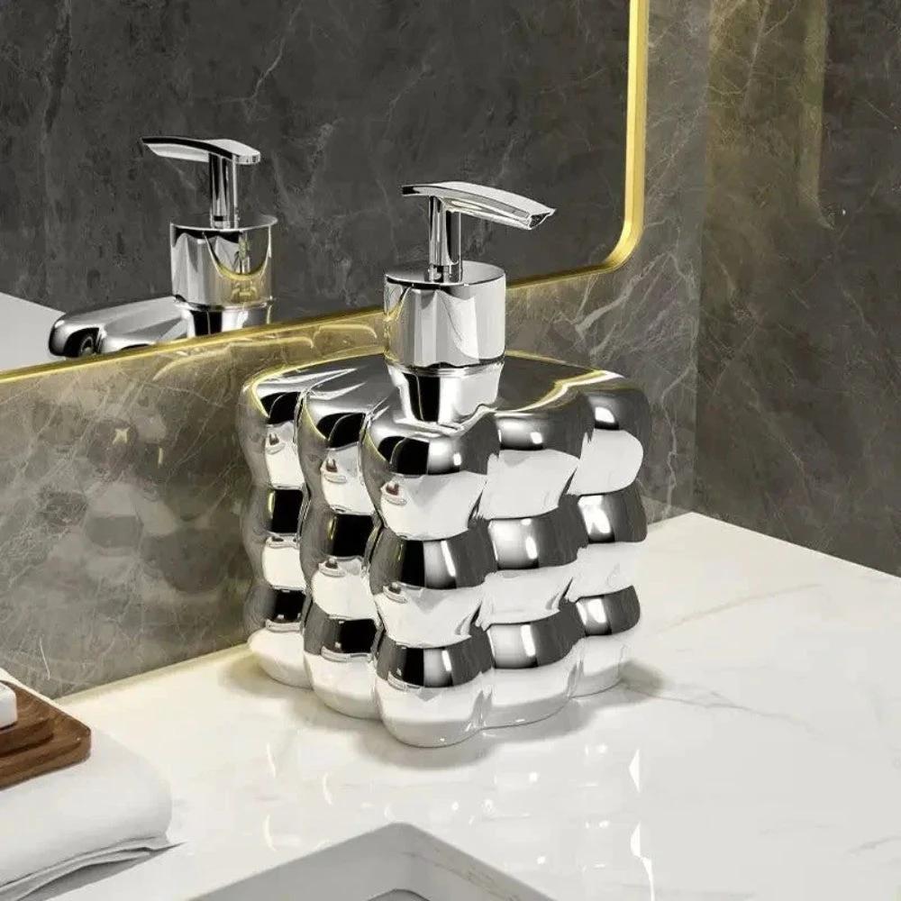 Puff Bubble Ceramic Soap Dispenser by Casa & Beyond