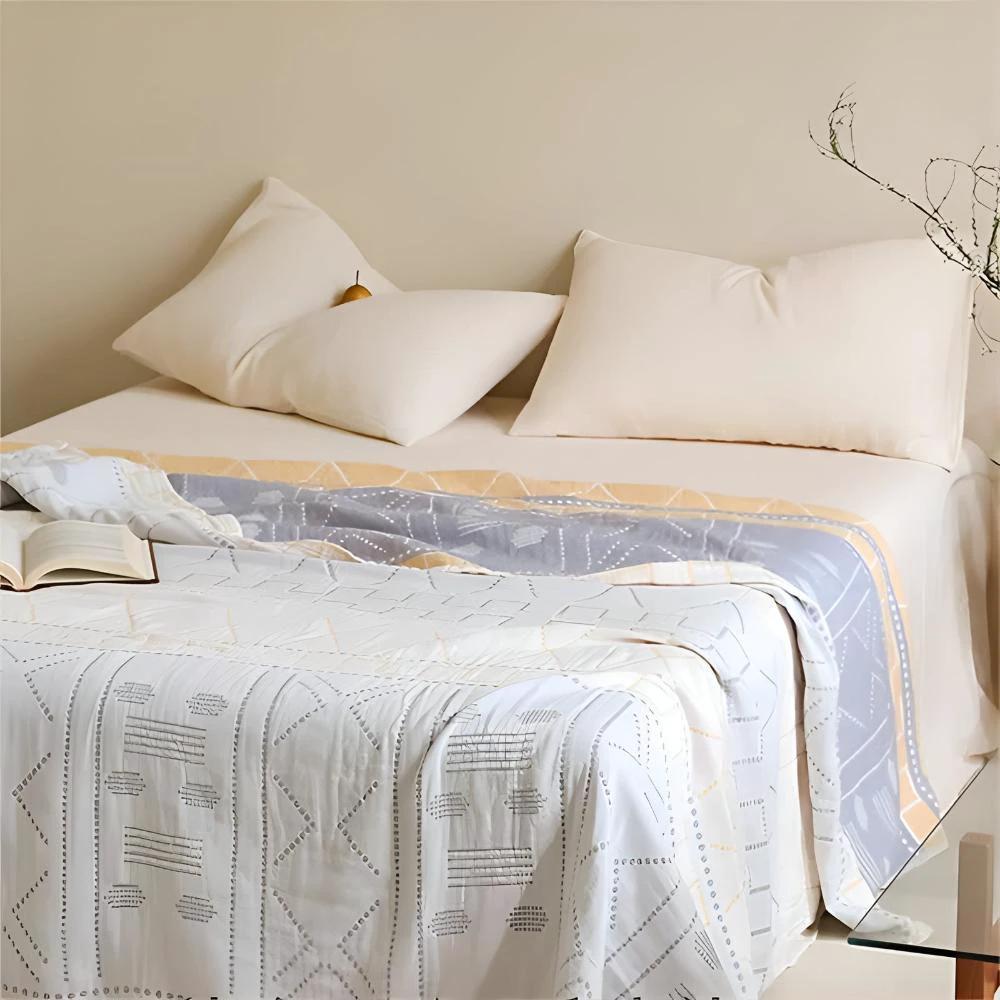 Geometric Cotton Blanket by Casa & Beyond
