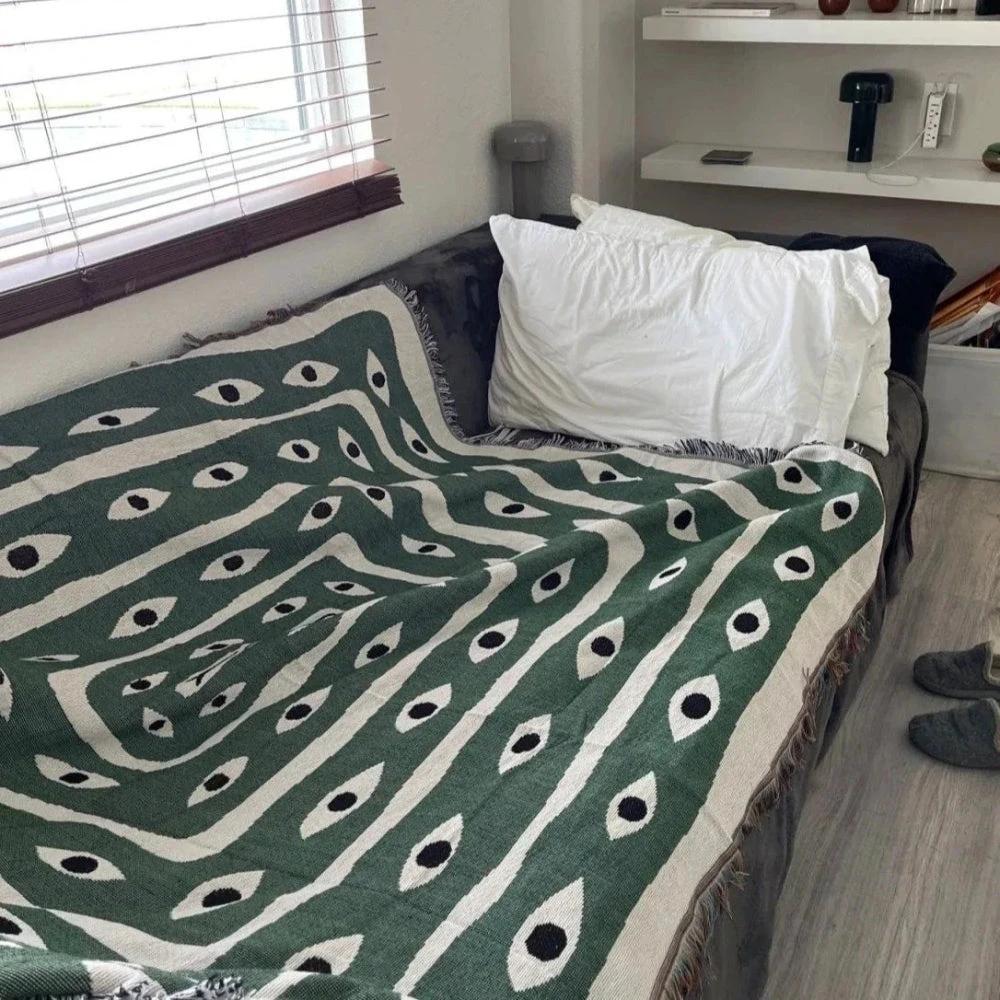 Snake Labyrinth Throw Blanket by Casa & Beyond