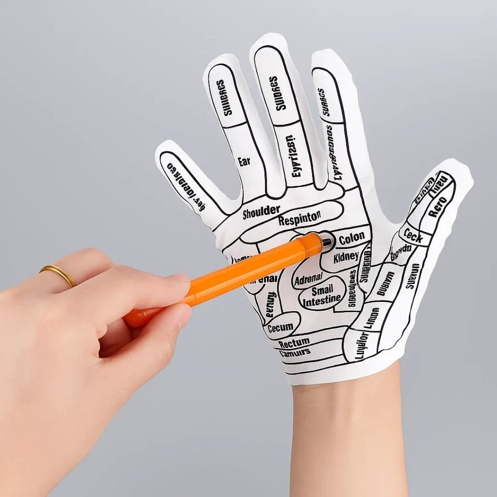 Hand Pain Relief – Boost Circulation – Elastic Non‑Slip Fit – Acupressure Massage Therapy for Sore Hands at Home Bowlift by Bowlift