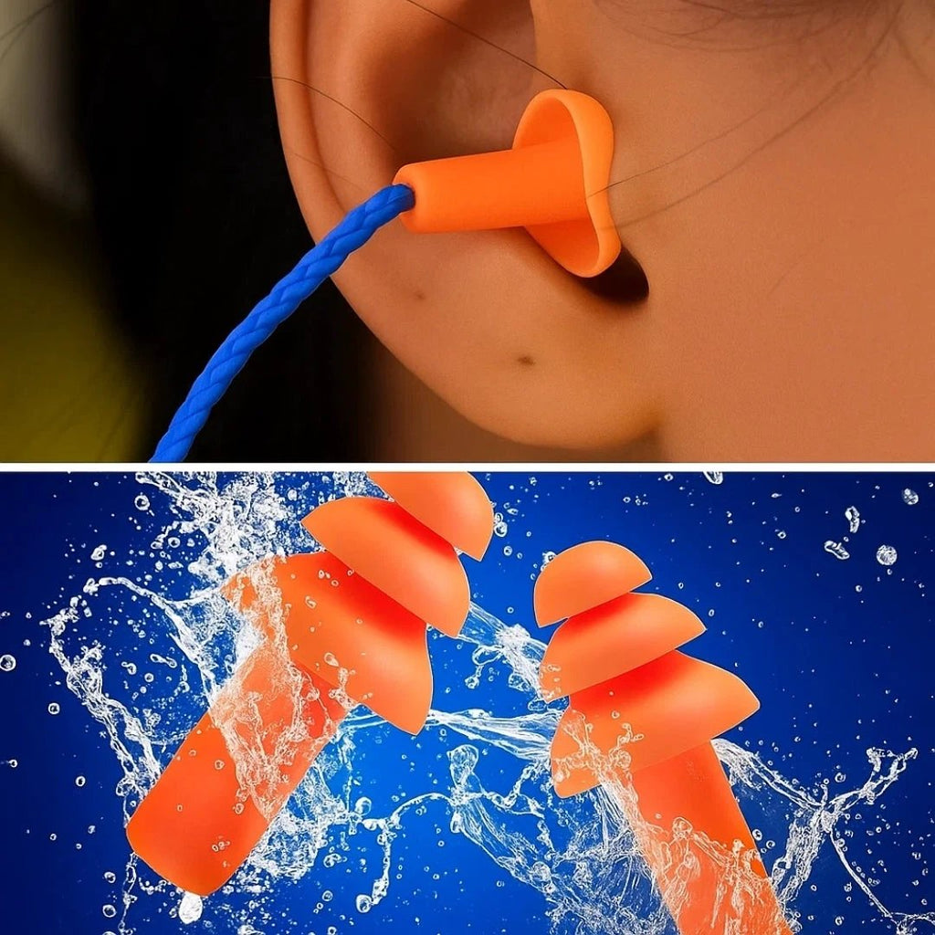 Noise Reduction – Soft Reusable Silicone – Hearing Protection At Work Sleep Study And Travel Bowlift by Bowlift
