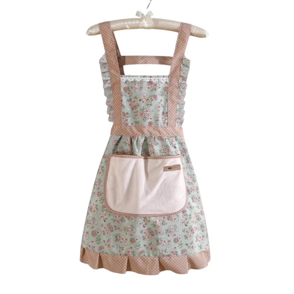 Sweet Flora Kitchen Apron by Casa & Beyond