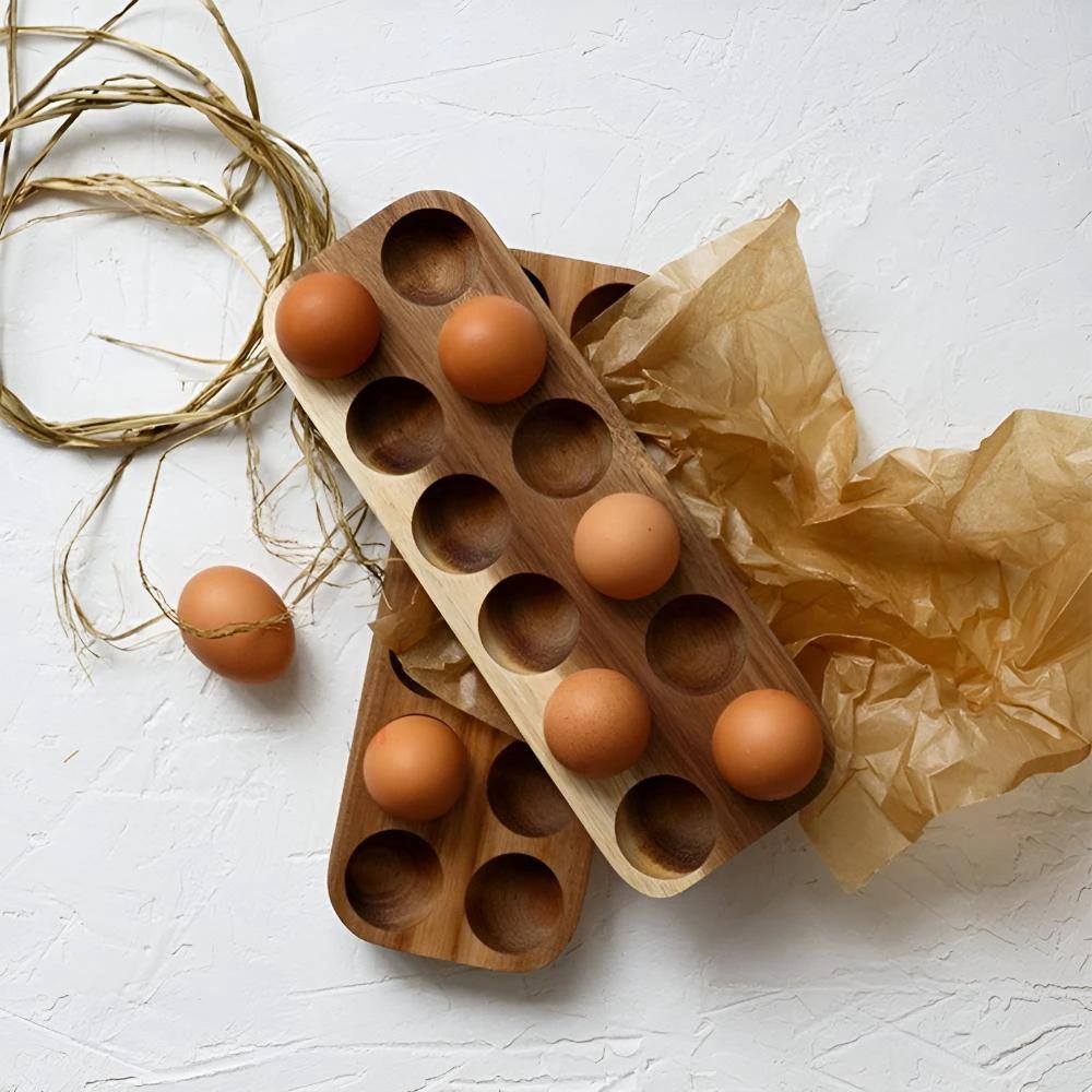 Wooden Egg Tray by Casa & Beyond