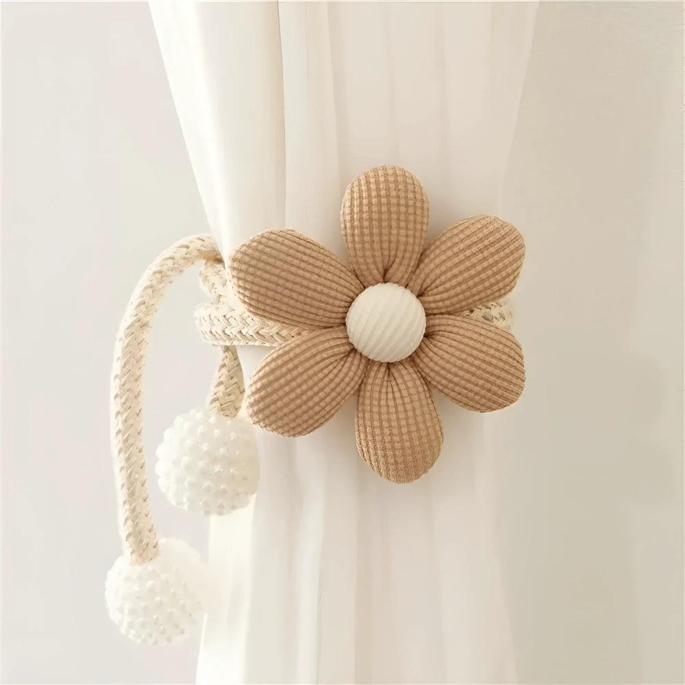 Whimsical Flower Curtain Tie Back by Casa & Beyond